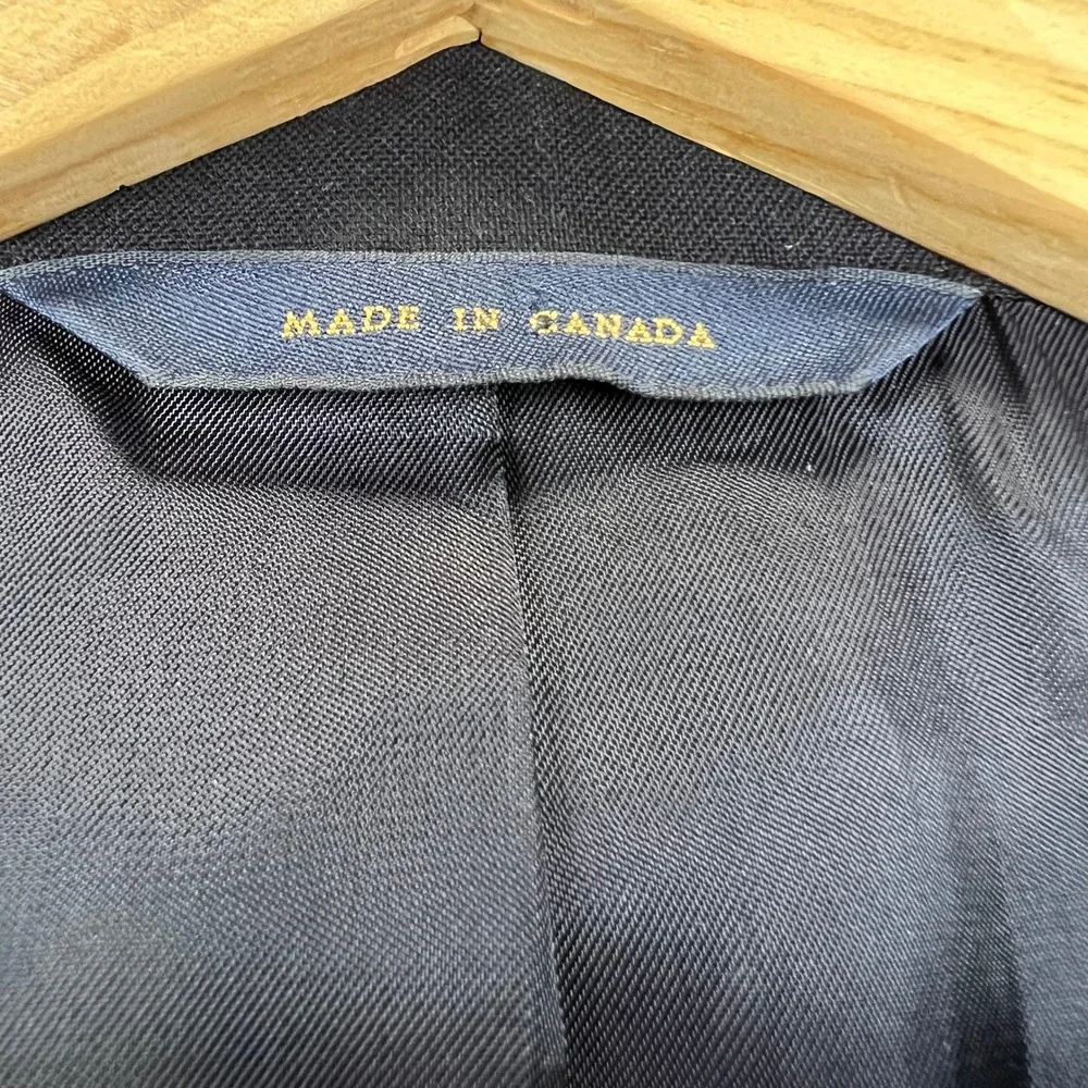 Brooks Brothers 1818 Madison Blazer Men 44R Navy Loro Piana Wool Brass Button